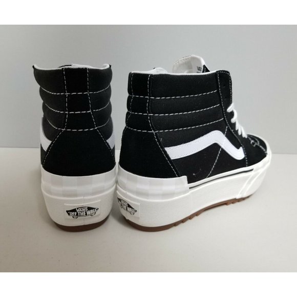 Vans Sk8-Hi Stacked Sneaker Black Womens Size 10 41 - Picture 3 of 6